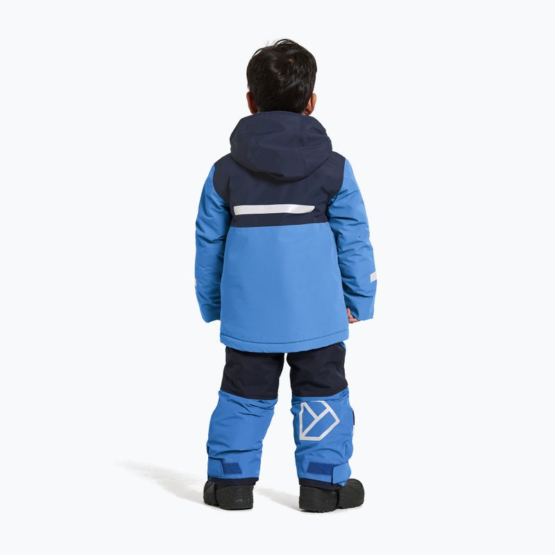 Didriksons Skare sapphire blue children's ski set 2