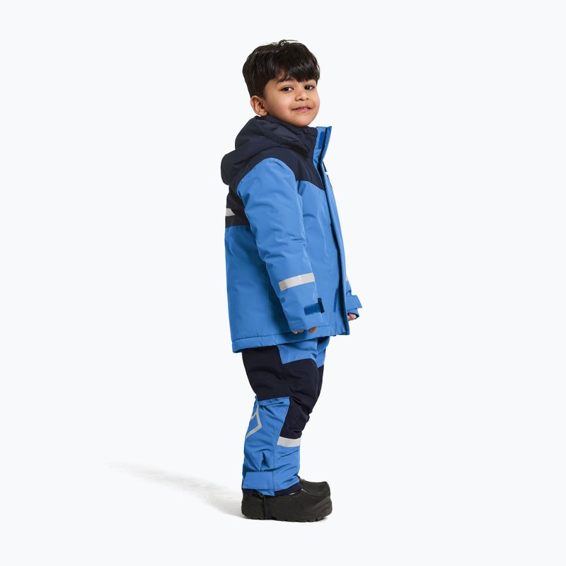 Didriksons Skare sapphire blue children's ski set 3