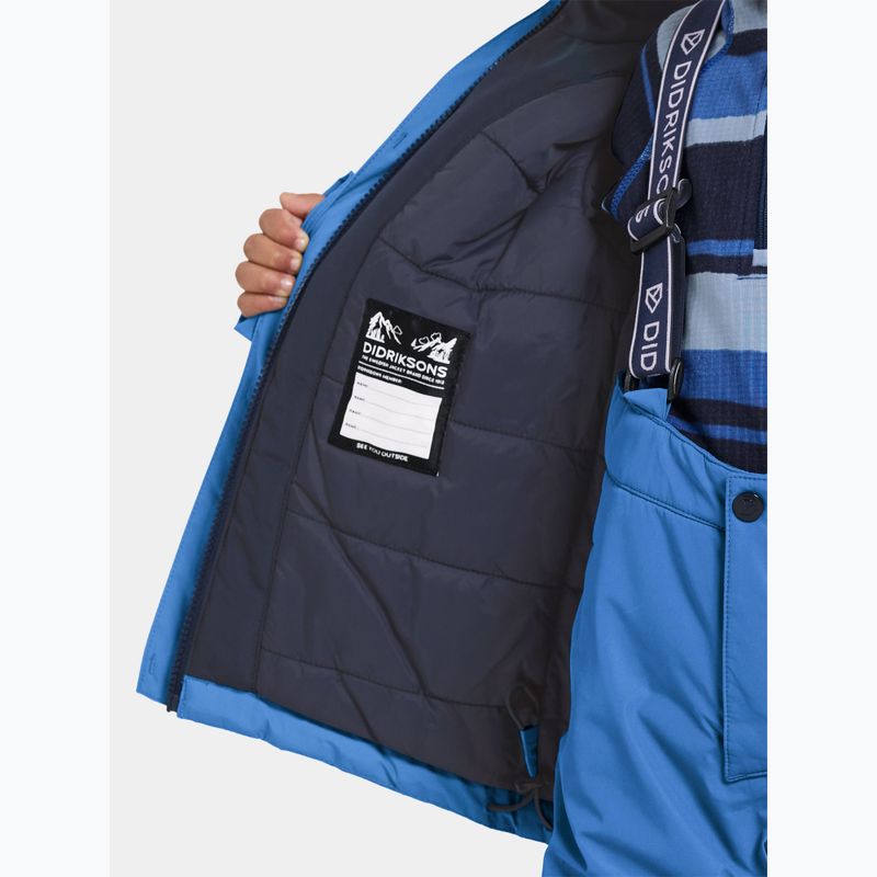 Didriksons Skare sapphire blue children's ski set 7