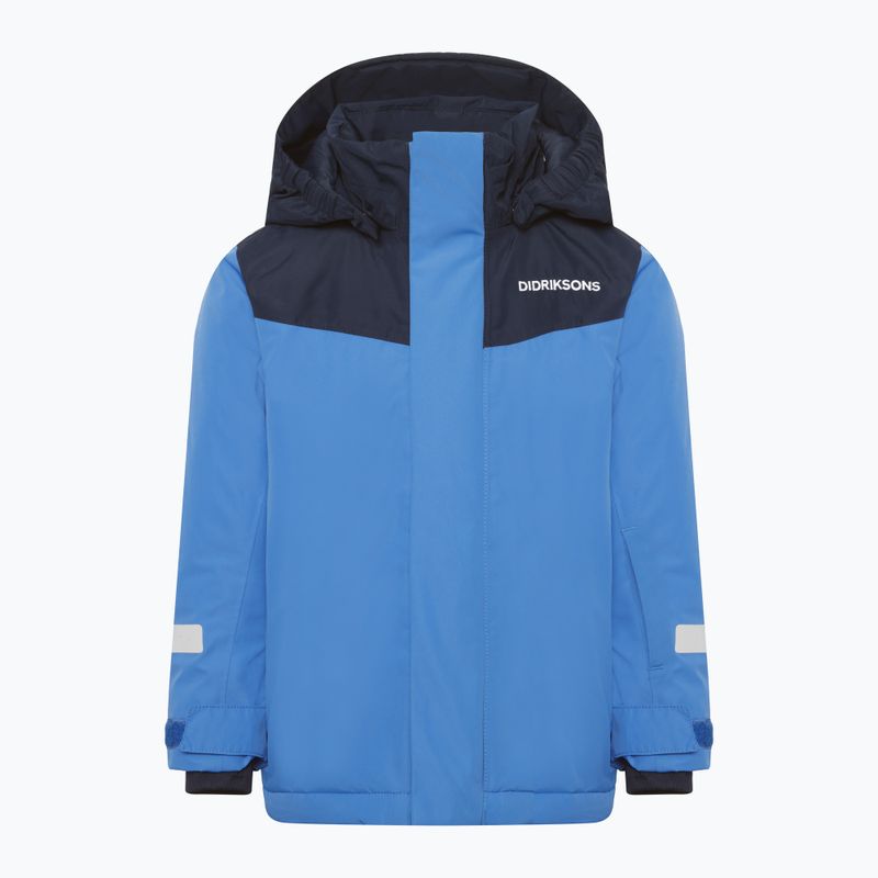 Didriksons Skare sapphire blue children's ski set 12