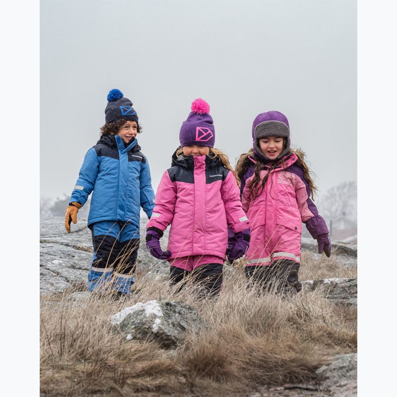 Didriksons Skare sapphire blue children's ski set 16