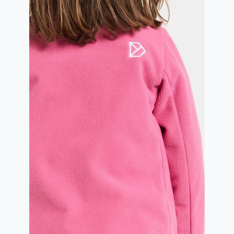 Didriksons Muskot sweet pink children's fleece sweatshirt 7