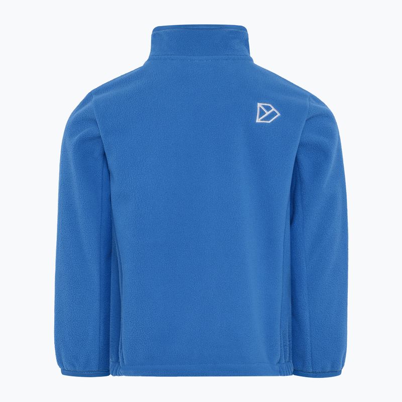 Didriksons Muskot sapphire blue children's fleece sweatshirt 2