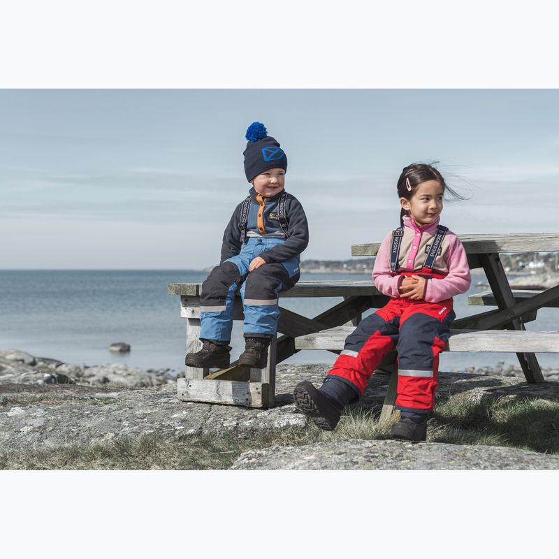 Didriksons Monte Half Button children's fleece sweatshirt cloud blue 10