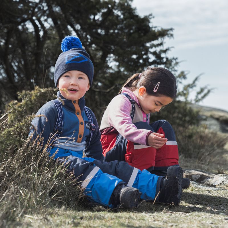 Didriksons Monte Half Button children's fleece sweatshirt cloud blue 11