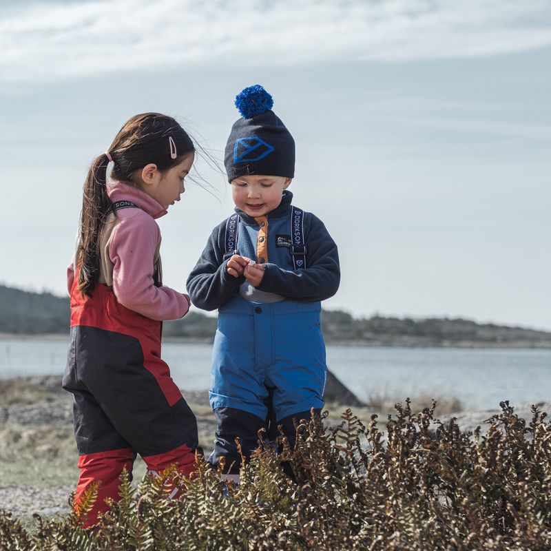 Didriksons Monte Half Button children's fleece sweatshirt cloud blue 12