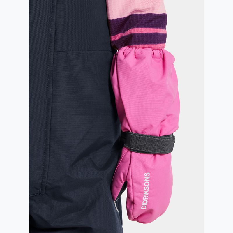 Didriksons Children's Ski Gloves Biggles Mittens sweet pink 3