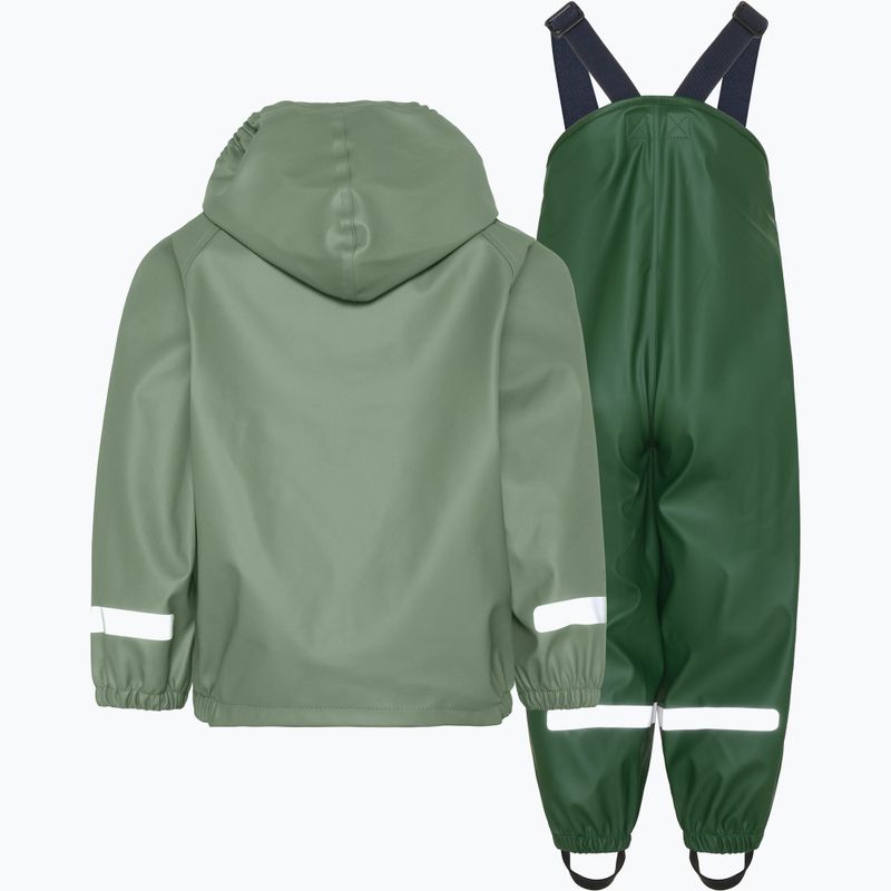 Children's rain set Didriksons Slaskeman light moss 2