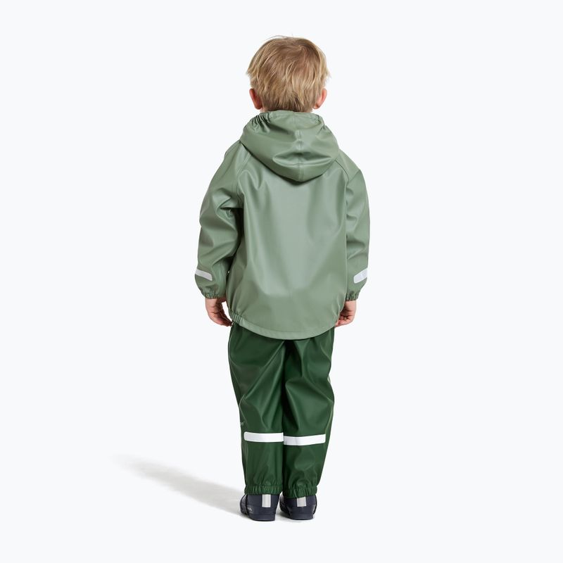 Children's rain set Didriksons Slaskeman light moss 4