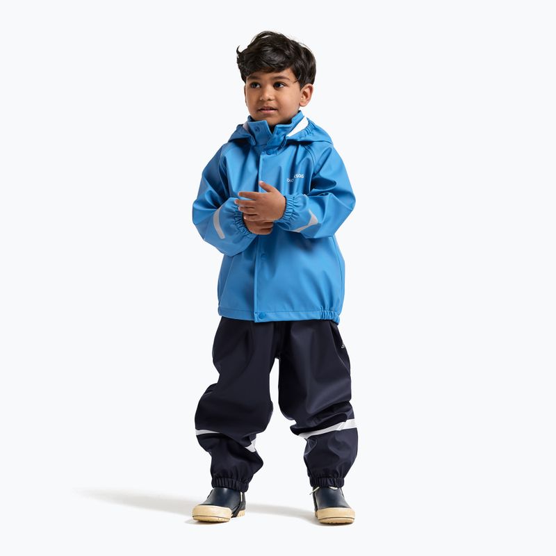 Children's rain jacket Didriksons Slaskeman sharp blue 2