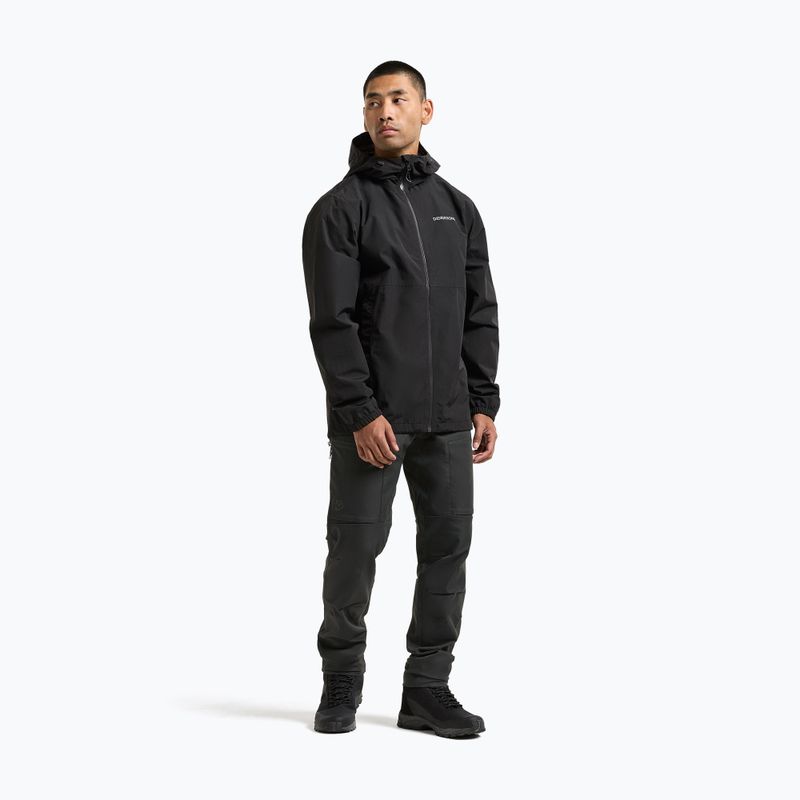 Men's rain jacket Didriksons Dario 2 black 2
