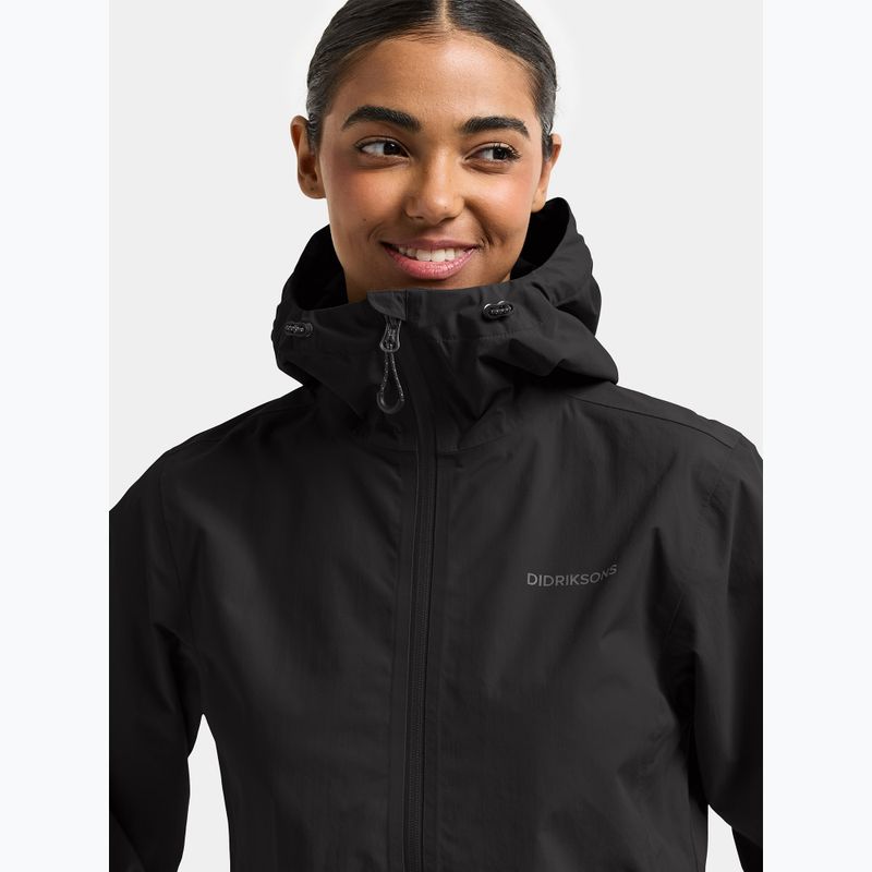 Women's rain jacket Didriksons Varja 2 black 3