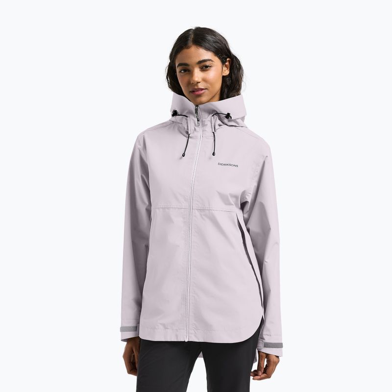 Women's rain jacket Didriksons Tilde 4 sunrise mist