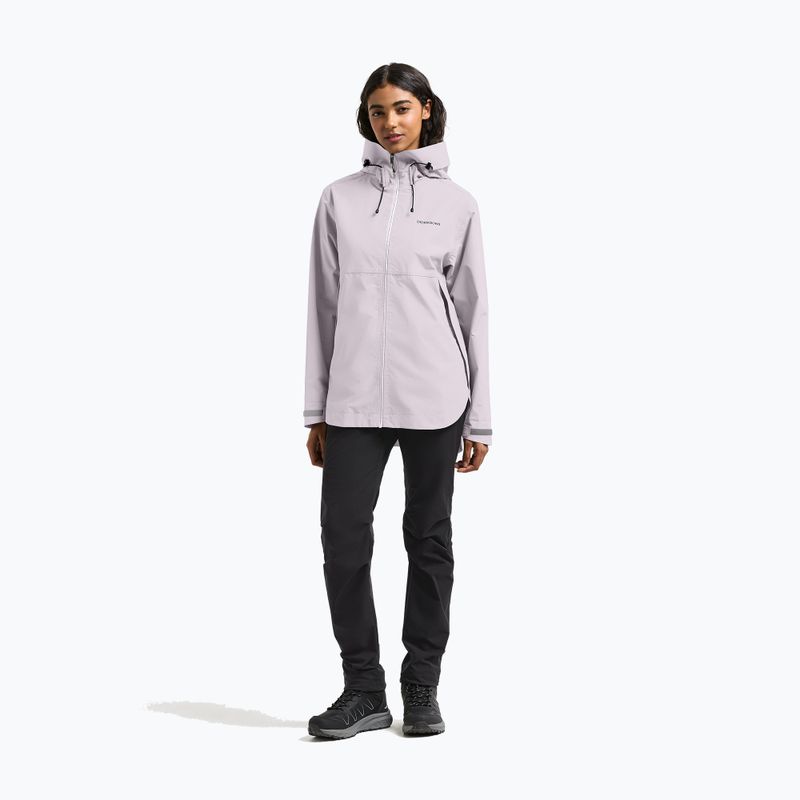Women's rain jacket Didriksons Tilde 4 sunrise mist 2