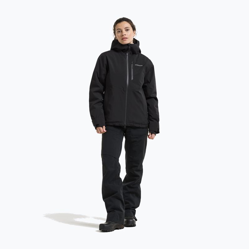 Women's insulated jacket Didriksons Fiora black 2