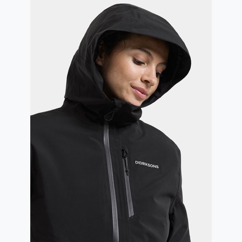 Women's insulated jacket Didriksons Fiora black 6