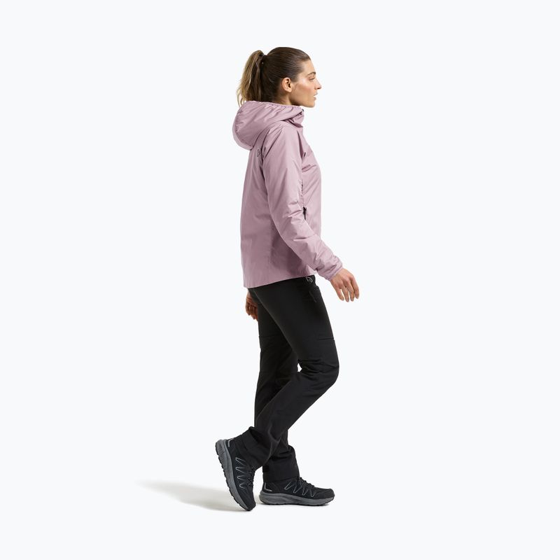 Women's rain jacket Didriksons Karix 3 lilac haze 5