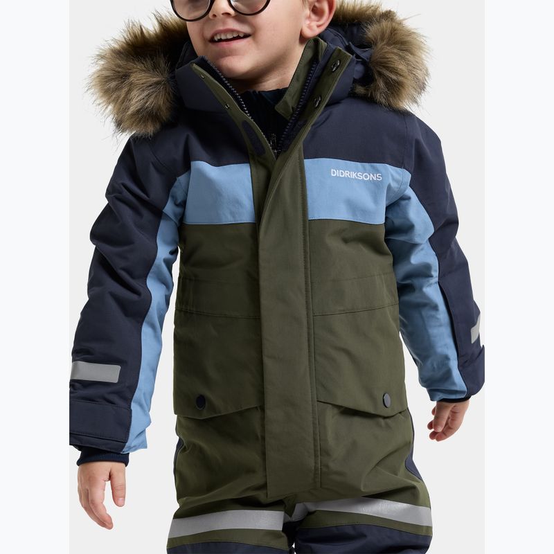 Children's ski suit Didriksons Bjärven Cover 5 deep green 6