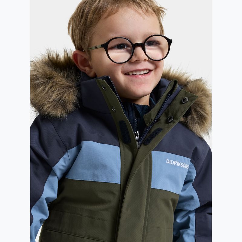 Children's ski suit Didriksons Bjärven Cover 5 deep green 7