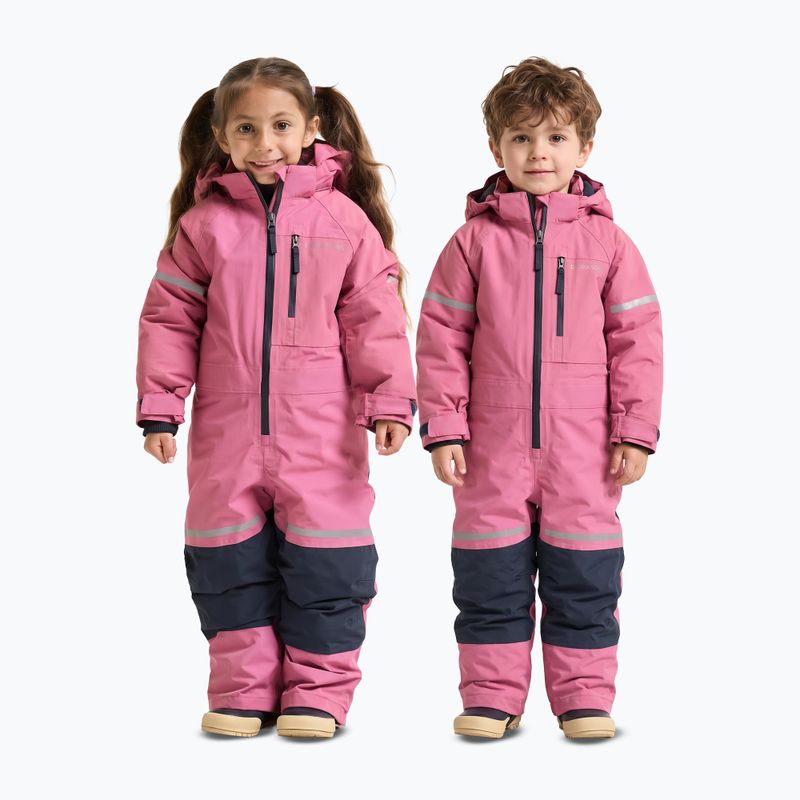 Children's ski suit Didriksons Falken K Coverall 2 heather pink