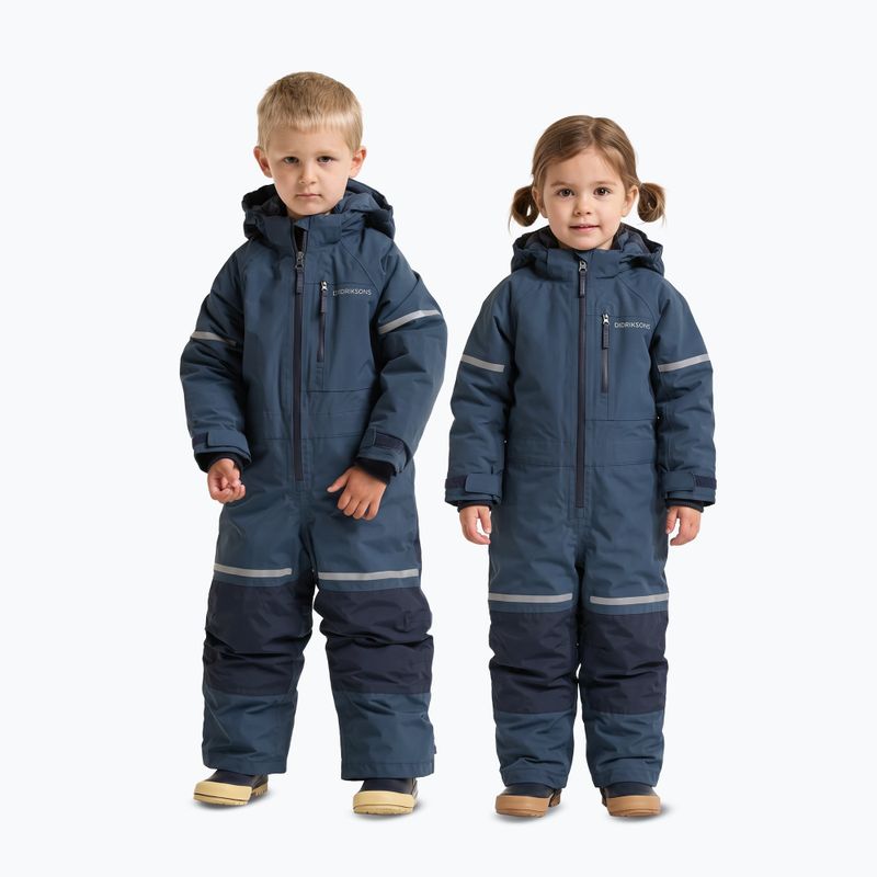 Children's ski suit Didriksons Falken K Coverall 2 mountain blue