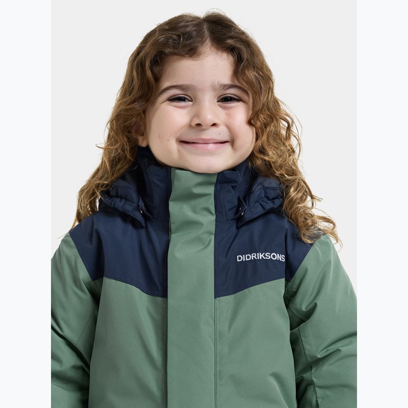 Children's ski set Didriksons Skare 2 dark moss 6