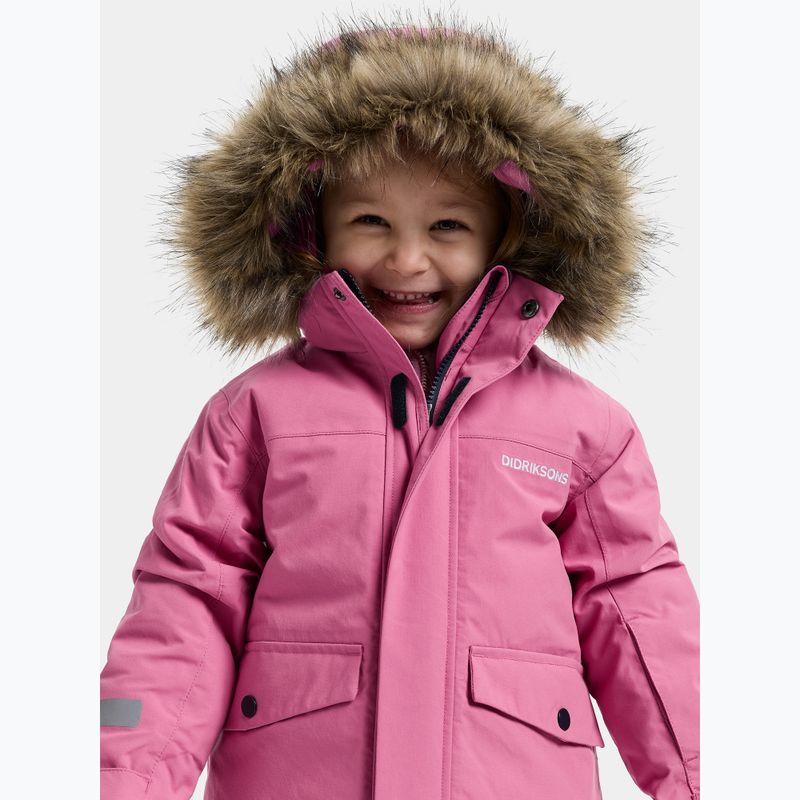 Children's winter jacket Didriksons Bjärven 5 Parka heather pink 6