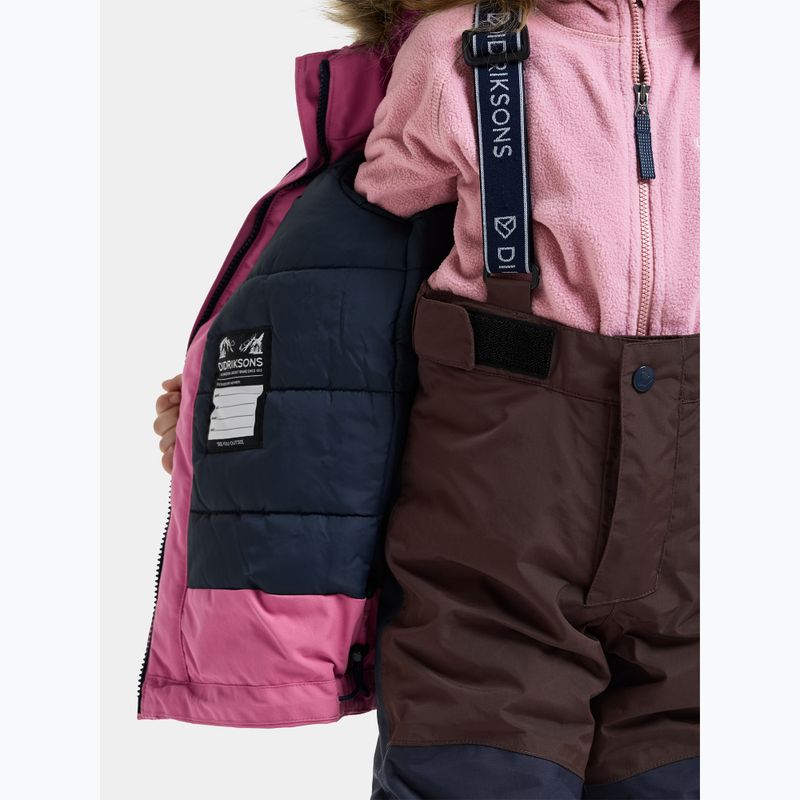 Children's winter jacket Didriksons Bjärven 5 Parka heather pink 8