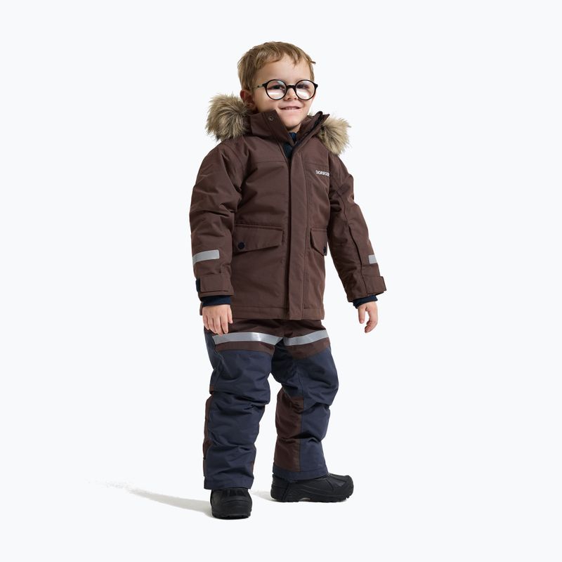 Children's winter jacket Didriksons Bjärven 5 Parka shadow brown