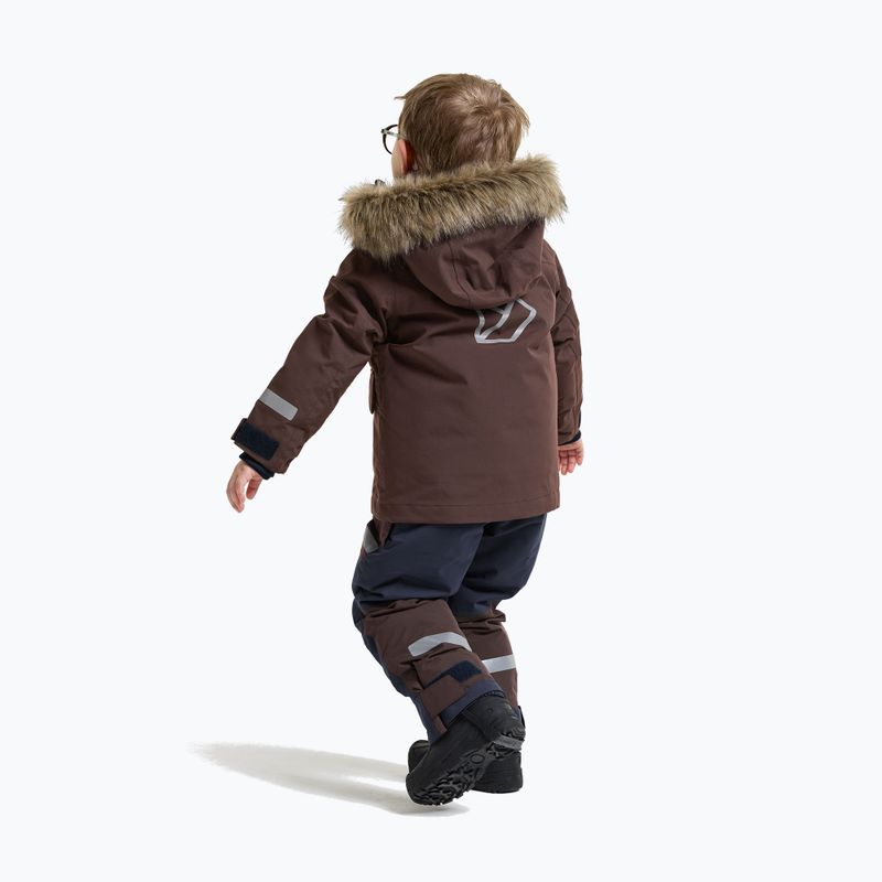 Children's winter jacket Didriksons Bjärven 5 Parka shadow brown 3