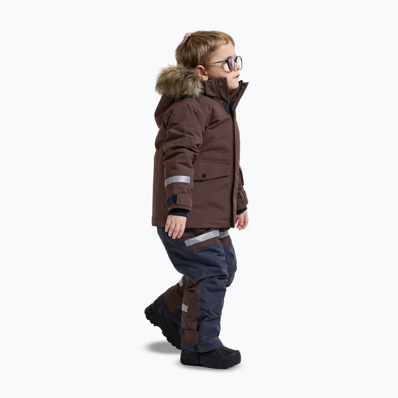 Children's winter jacket Didriksons Bjärven 5 Parka shadow brown 4