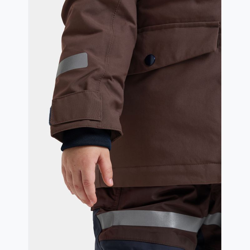 Children's winter jacket Didriksons Bjärven 5 Parka shadow brown 7