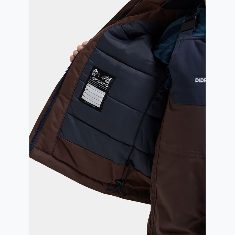 Children's winter jacket Didriksons Bjärven 5 Parka shadow brown 8