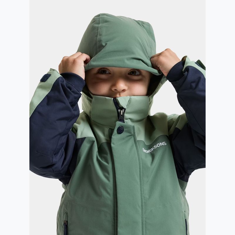 Children's jacket Didriksons Neptune 5 dark moss 6
