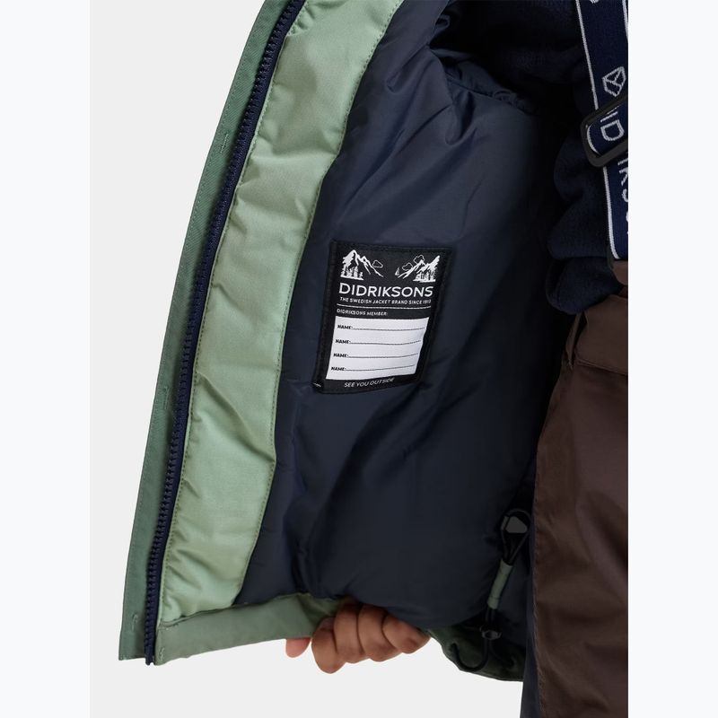 Children's jacket Didriksons Neptune 5 dark moss 9