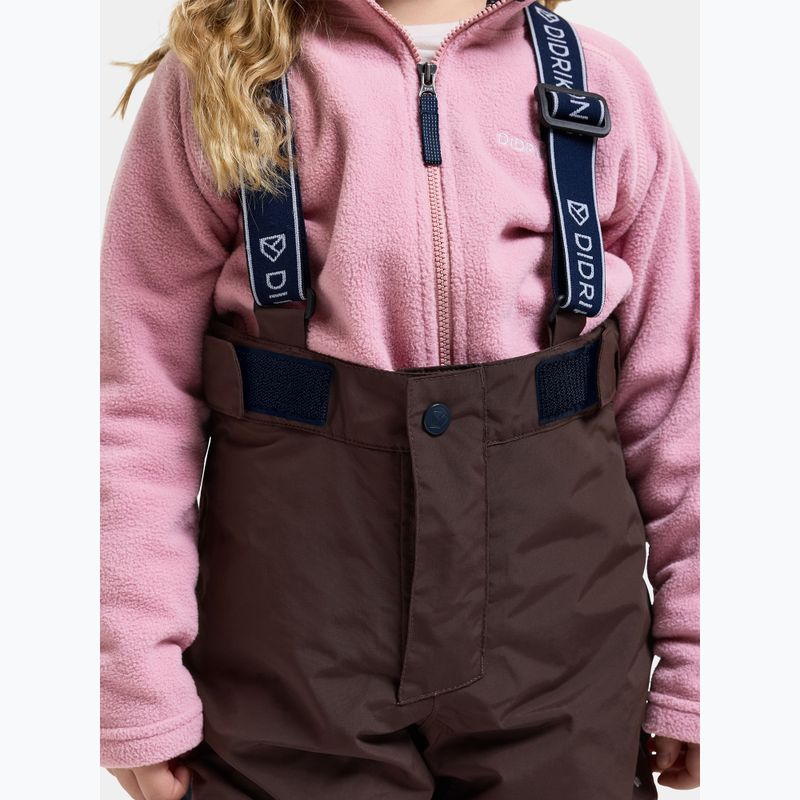 Children's trousers Didriksons Idre 7 shadow brown 4