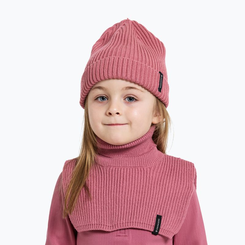 Children's snood Didriksons Delfinen 3 heather pink 2