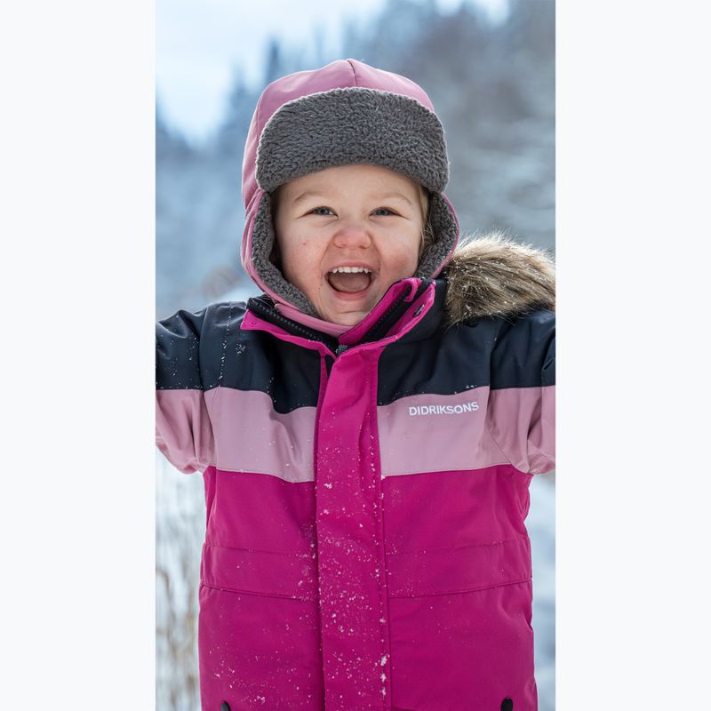 Children's winter hat Didriksons Biggles 7 heather pink 3