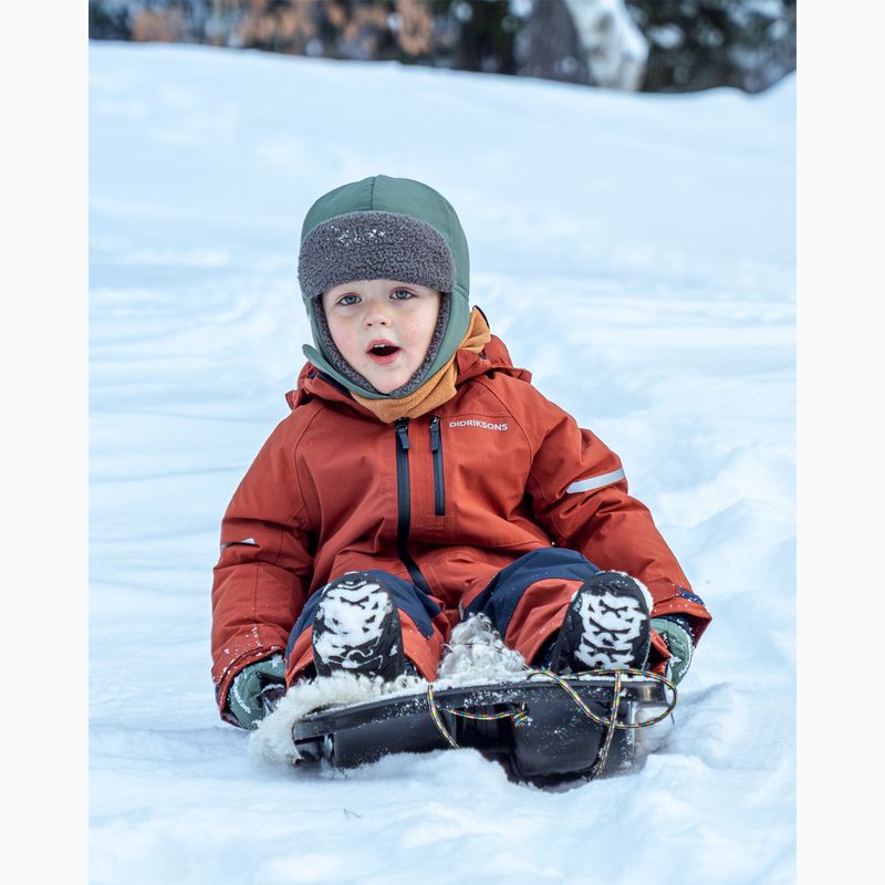 Children's winter hat Didriksons Biggles 7 dark moss 3