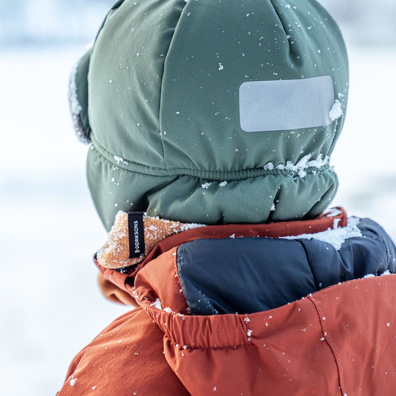 Children's winter hat Didriksons Biggles 7 dark moss 8