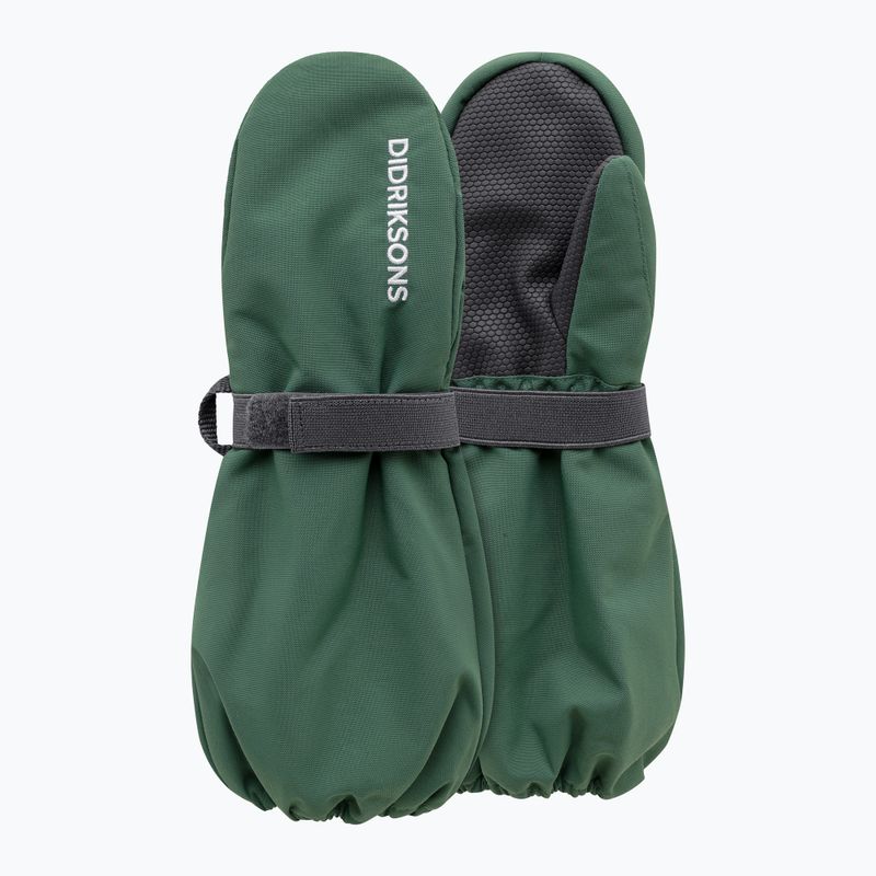 Children's ski gloves Didriksons Biggles Mitten 8 dark moss