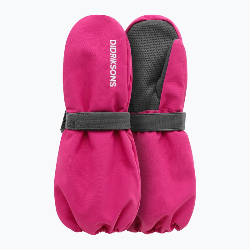 Children's ski gloves Didriksons Biggles Mitten 8 cactus pink