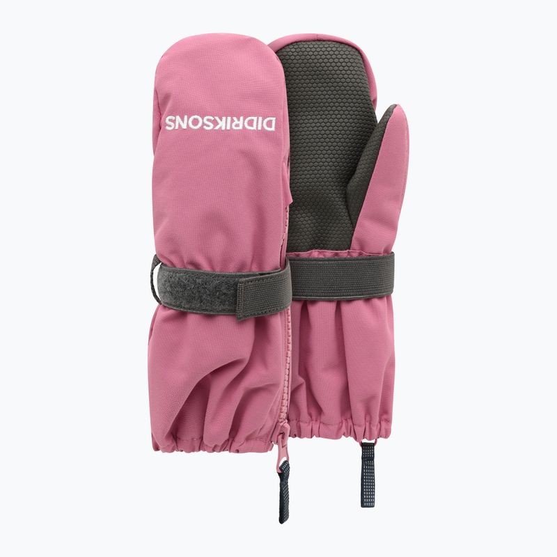 Children's ski gloves Didriksons Biggles Zip Mitten 9 heather pink