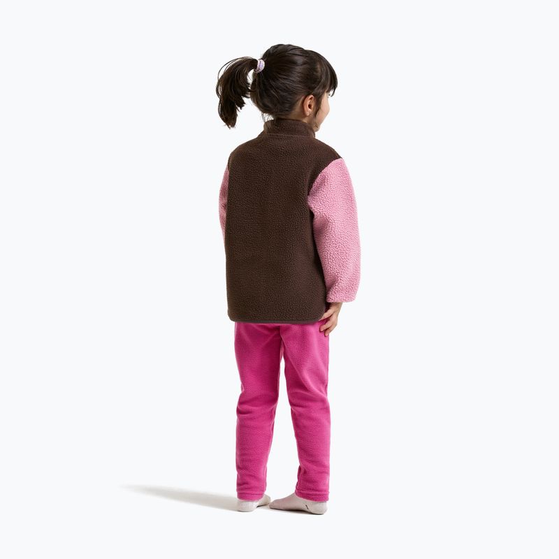 Children's fleece sweatshirt Didriksons Antenna 2 Fz oyster pink 5