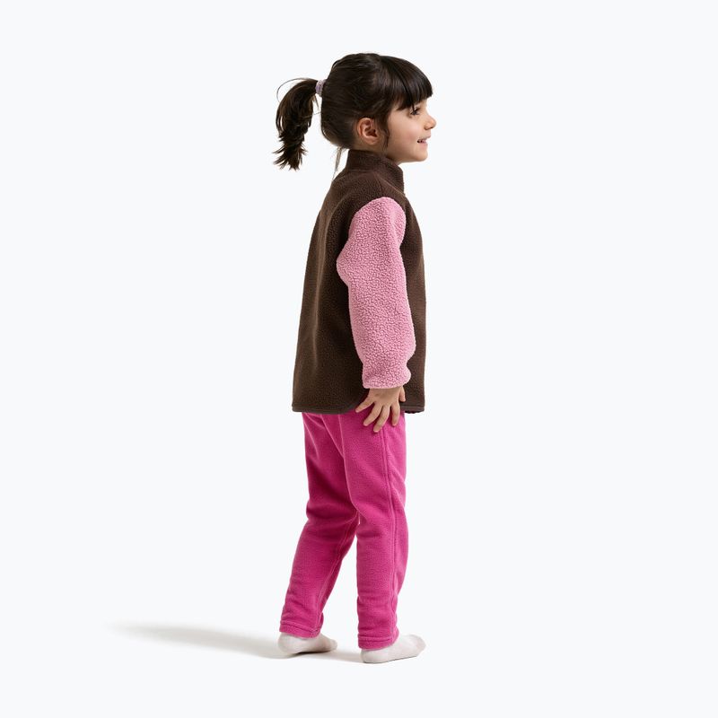 Children's fleece sweatshirt Didriksons Antenna 2 Fz oyster pink 7