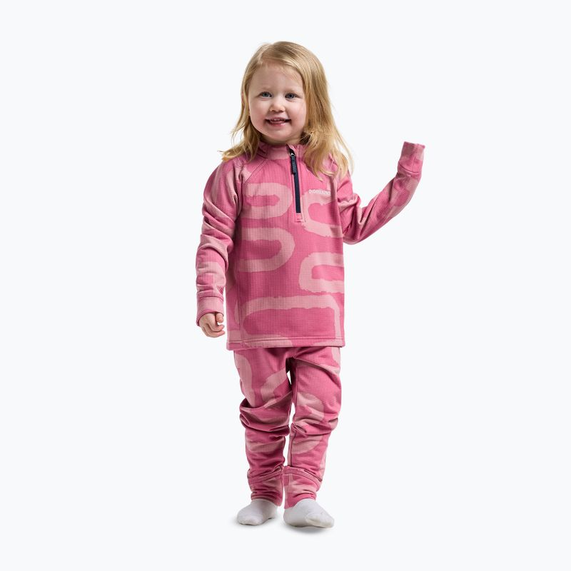 Children's set Didriksons Jadis Pr 5 path heather pink 3