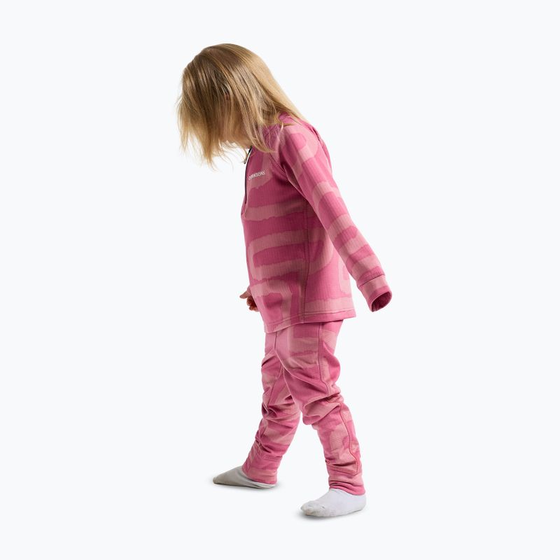Children's set Didriksons Jadis Pr 5 path heather pink 5