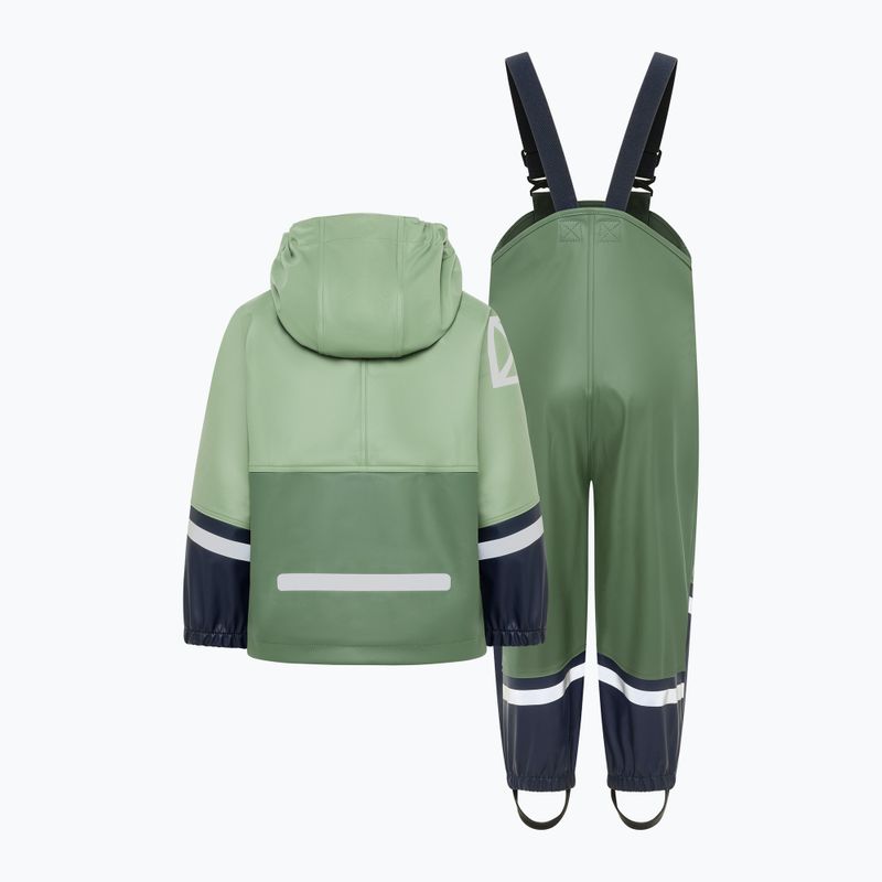 Children's set Didriksons Waterman 12 sage green 2