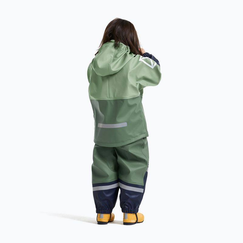 Children's set Didriksons Waterman 12 sage green 4