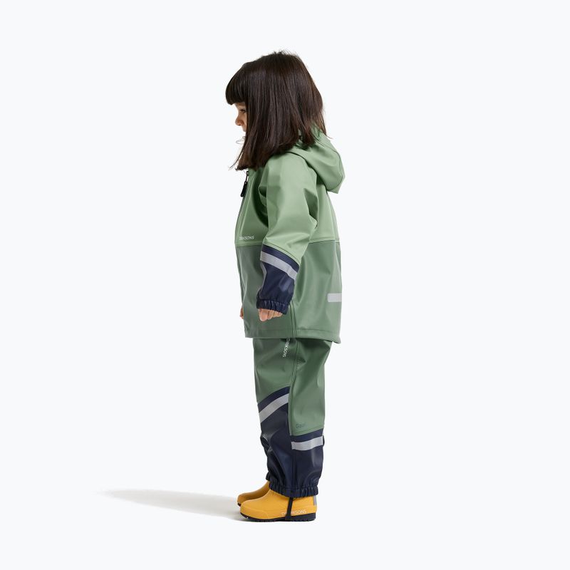 Children's set Didriksons Waterman 12 sage green 5